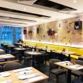 Kailash Parbat Restaurant - Belilios Road | Product Seen: [Elephant Side chair & Customised Laminated Tabletop With Natural Plywood Edging]
